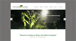 Desktop Screenshot of gesund-schoen.at